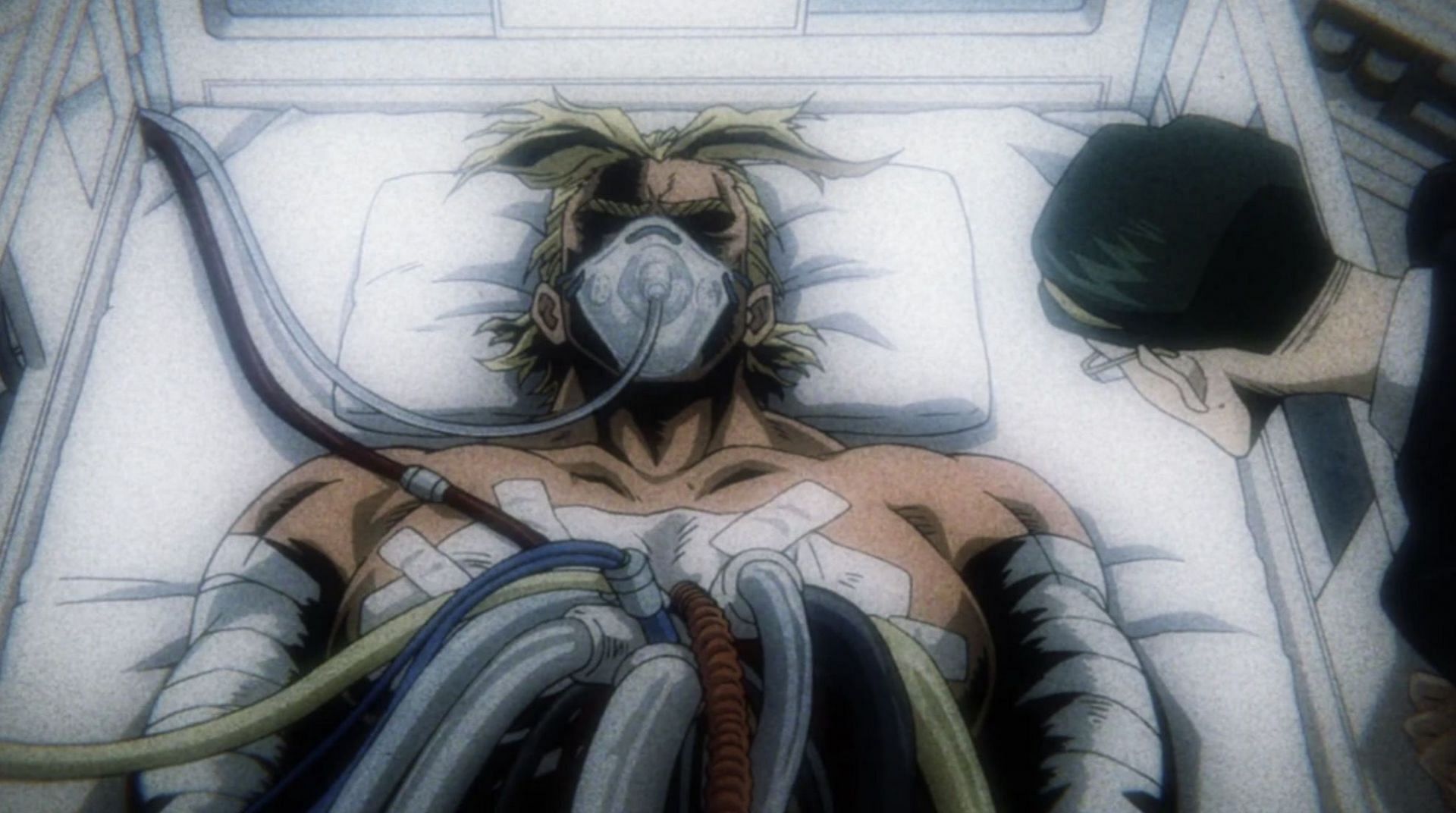 All Might as seen in anime (Image via Bones)